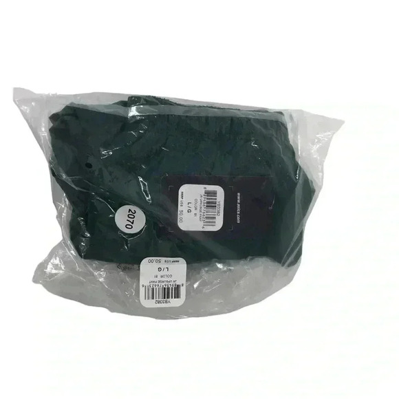 ASICS UNISEX JR. UPSURGE TRACK JOGGER PANTS SIZE L DRAWSTRING FOREST GREEN - Picture 8 of 9